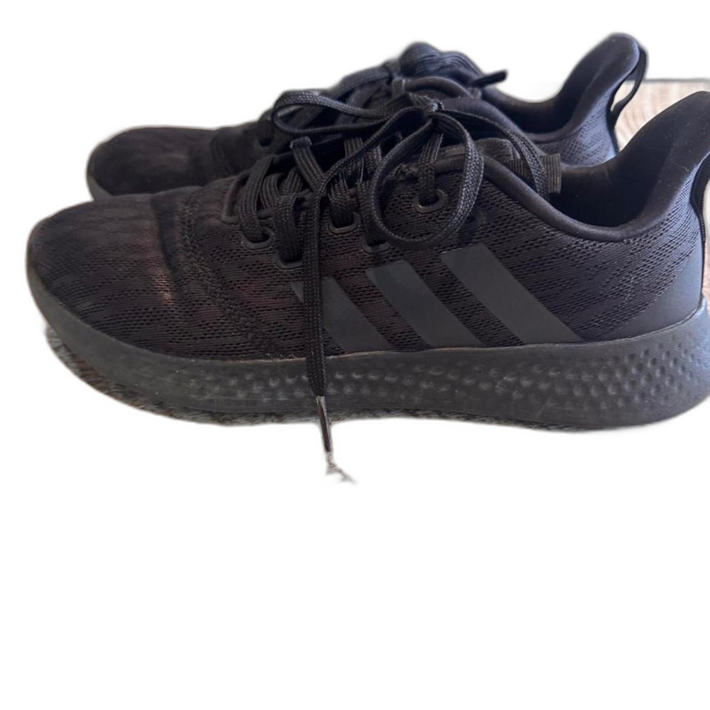 Adidas Black Running Shoes Men's Size 8 Athletic Sneakers Lightweight Training